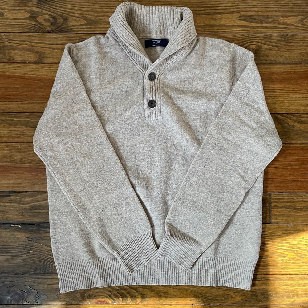 J. Crew Shawl Collar Sweater